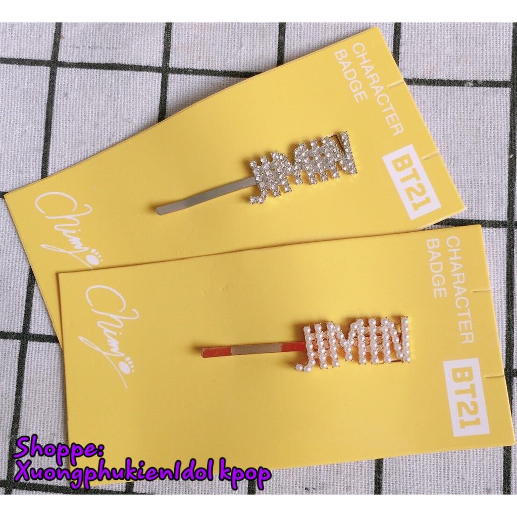 Kẹp tóc thành viên Bangtan Black Pink M5A03 L2MC