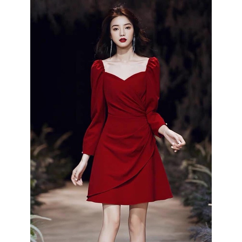 [dress by Bame] Váy tuyết mưa đỏ kèm ảnh chất