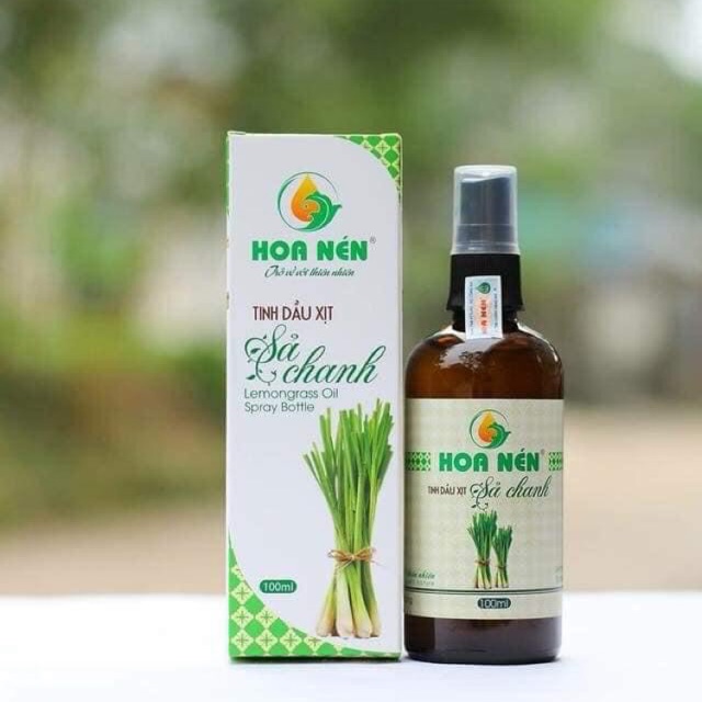 Tinh dầu xịt phòng sả chanh đuổi muỗi chai lớn 100ml