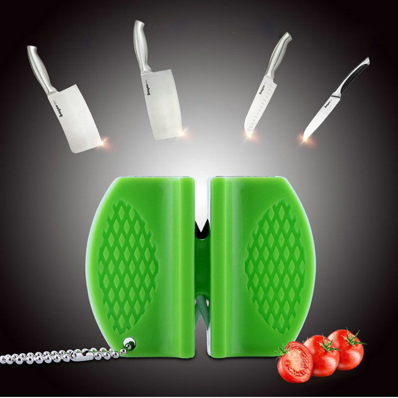 Dụng Cụ Mài Dao Mini 2 Khe Hình Con Bướm Walfos 4 Màu Sắc