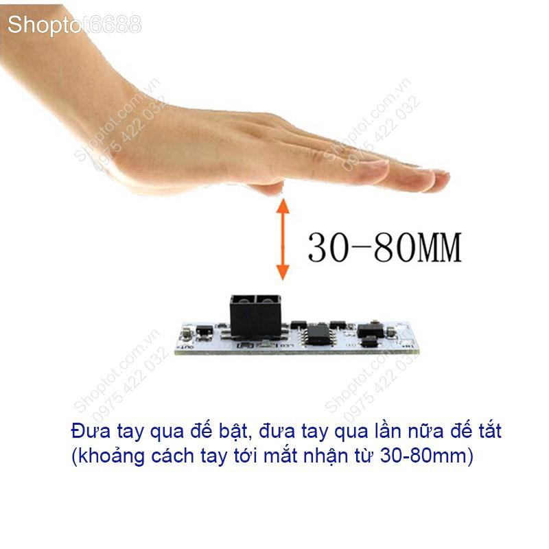 MODULE CÔNG TẮC CẢM BIẾN TIỆM CẬN, CẢM BIẾN VẪY TAY THÔNG MINH 5-24VDC 36W