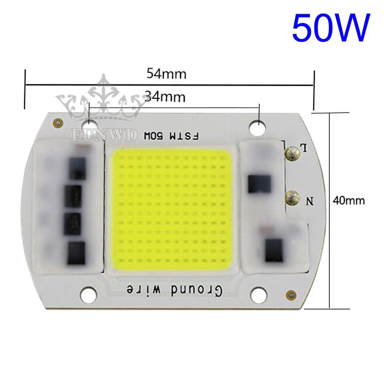 Đèn led tích hợp chip điều khiển IC thông minh  20W/30W/50W