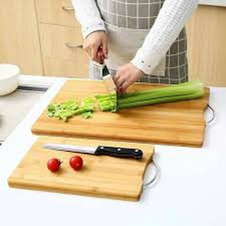 Thớt tre hình chữ nhật 38x28 x 1,7cm cao cấp