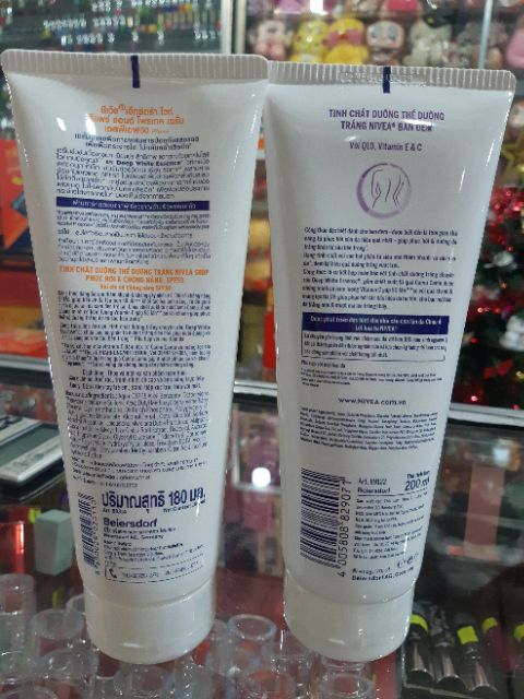 Tinh chất dưỡng thể dưỡng trắng Nivea 180ml- 200ml