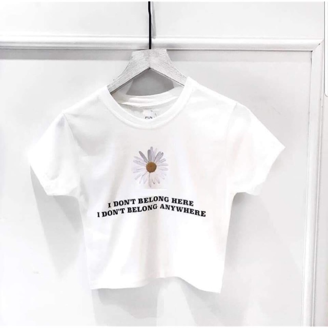 Áo CROPTOP THÊU BÔNG CÚC  Hót (kèm ảnh chụp)