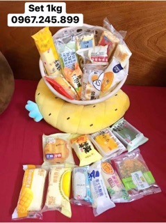 Set 1kg bánh mix Đài Loan