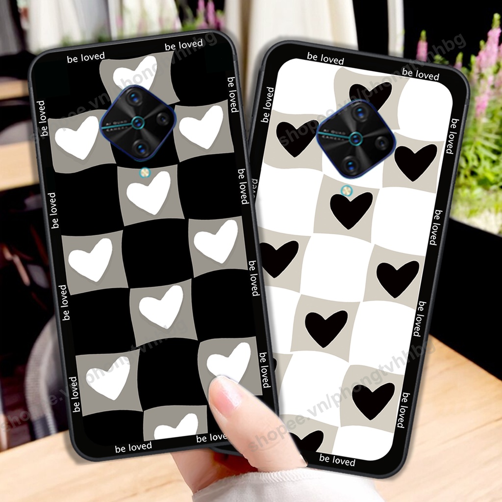 Ốp lưng Vivo S1 / S1 Pro  ốp họa tiết trái tim caro, chuột mikey thể thao cực đẹp cute cực bền bỉ