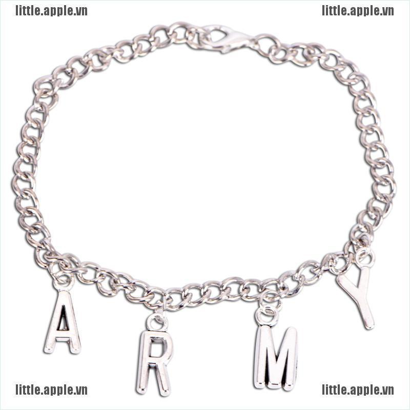 [Little] Kpop BTS Bracelet Bangle Bangtan Boys ARMY Bracelet Fashion Wristband Jewelry [VN]