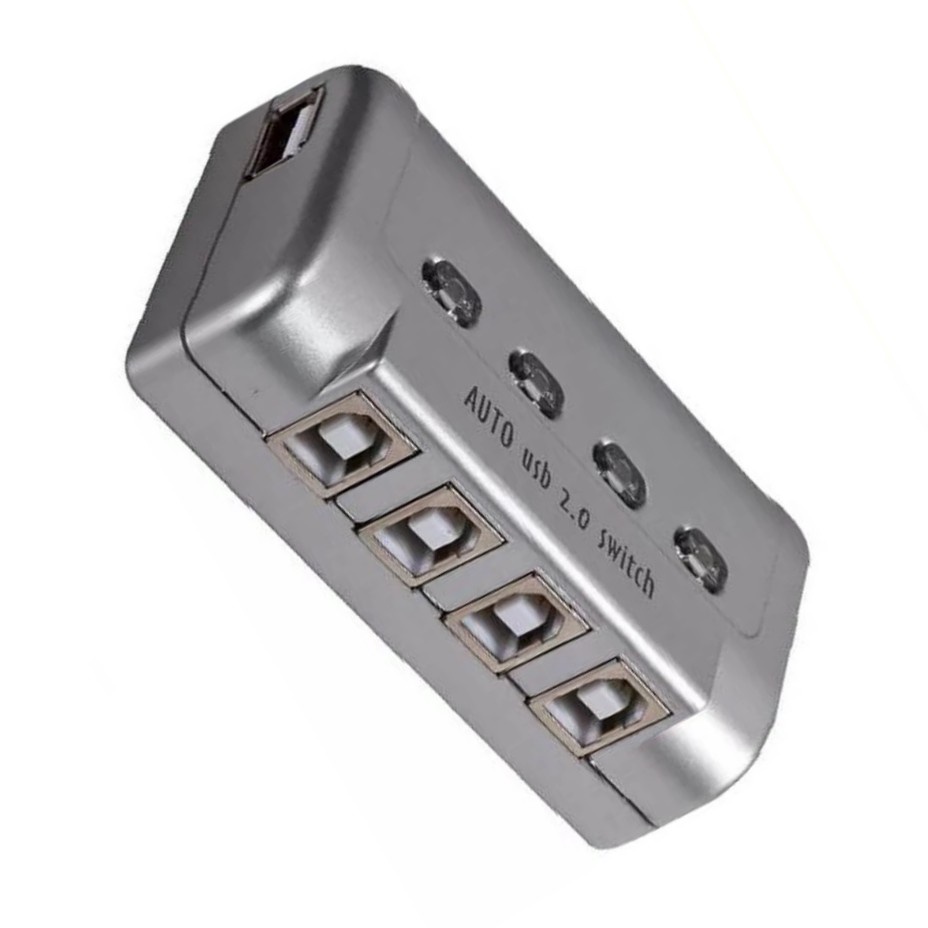 Bộ chia sẻ máy in tự động 1 ra 4 MT viki SW241 - Bộ chia máy in 1 ra 4 - Chia máy in 1 in 4 out -dc905