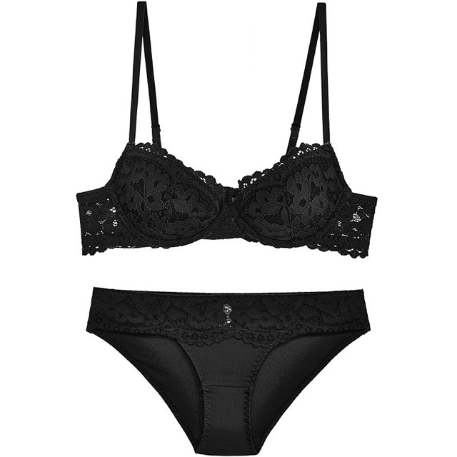 Bộ đồ lót PD ren hoa mút cotton mỏng có gọng BL