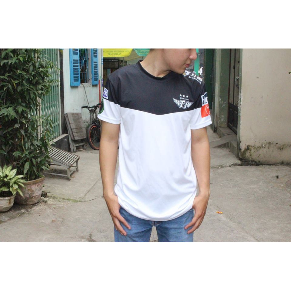 Áo thun Jersey SKT Đen