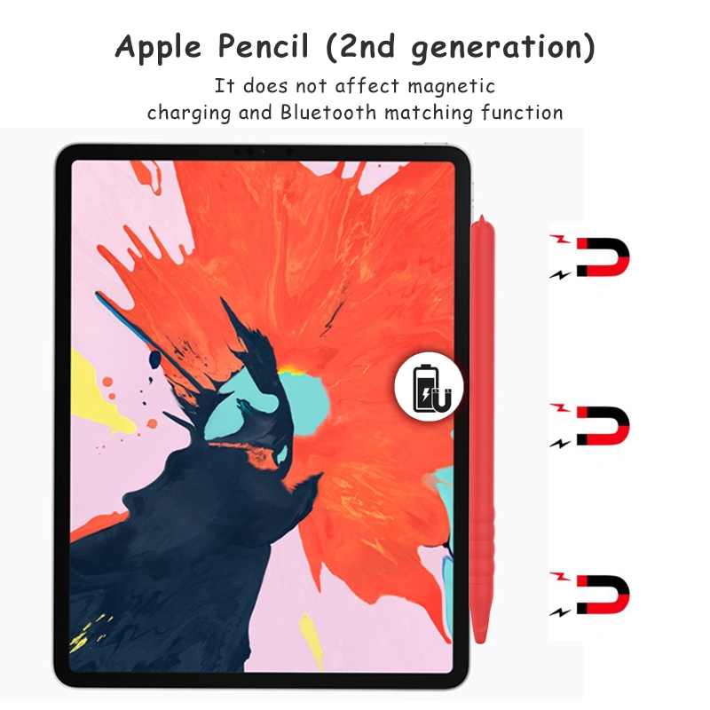 Vỏ bọc silicon mềm dễ thương thời trang cho bút cảm ứng Apple Pencil thế hệ 2