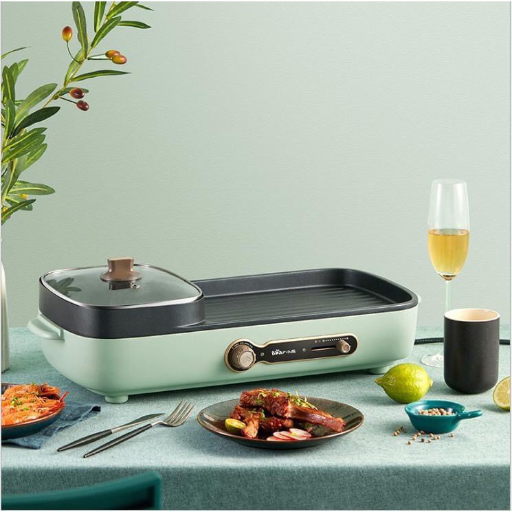 Bếp lẩu nướng đa chức năng Bear mã DKL-C15G1