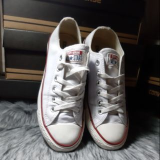 giày converse chính hãng white low size 37,5 cond cao