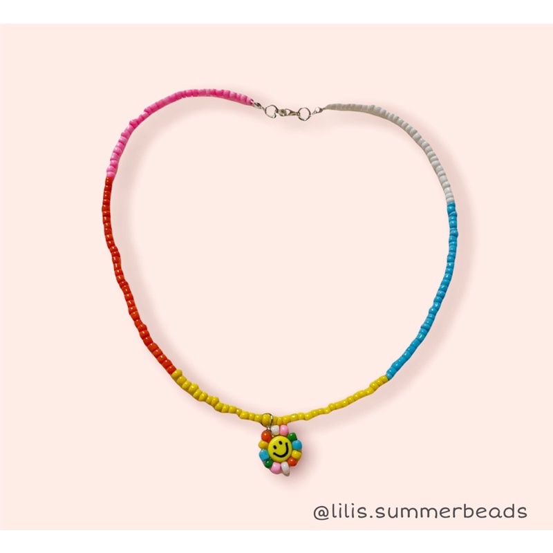 Vòng cổ LILI dây chuyền handmade LILI CUTE SMILE NECKLACE - LILI’S SUMMER BEADS
