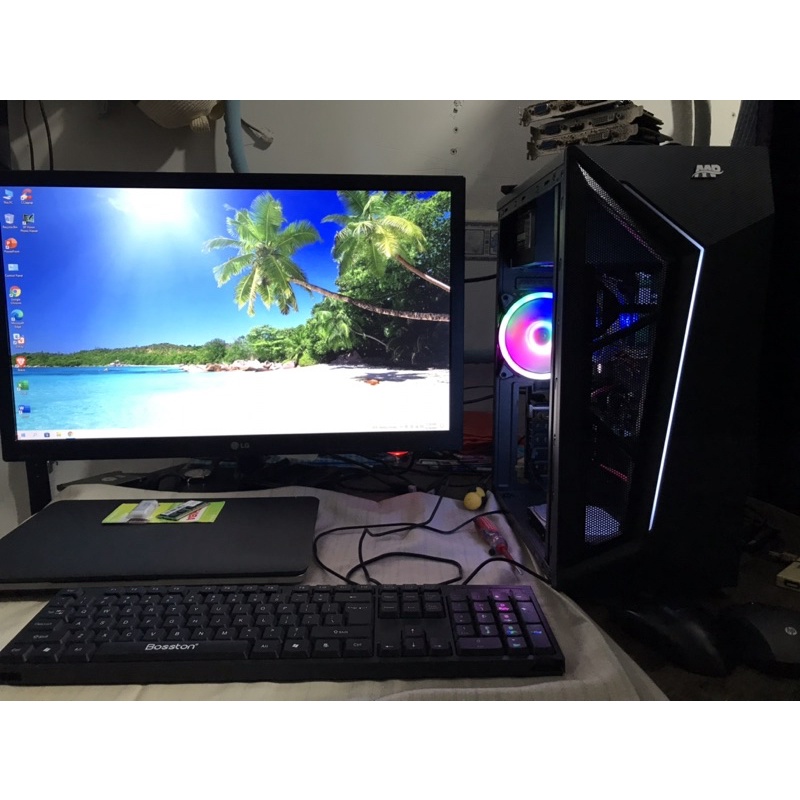 PC văn phòng giá rẽ Giga H81/G3460/Ram 4G/SSD 128G