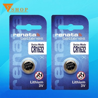 Combo 2 viên pin CR1632 Renata Lithium 3V