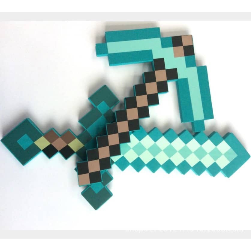 Combo Kiếm Cuốc Minecraft Diamond