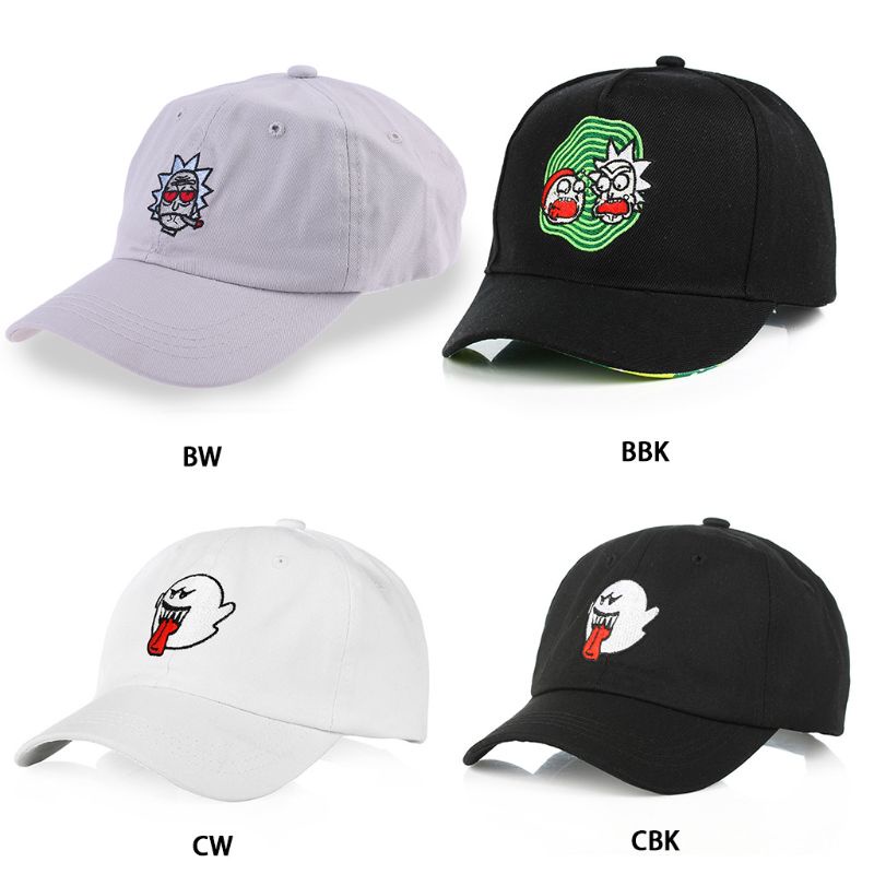 Mũ Lưỡi Trai Thêu Họa Tiết Hoạt Hình Phong Cách Cổ Điển Thời Trang Cho Nam Và Nữ