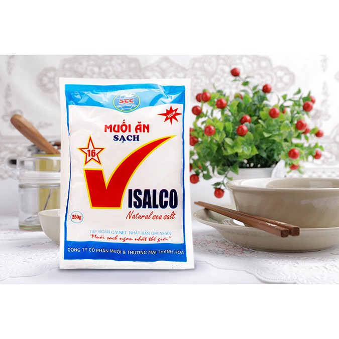 Muối tinh sạch Visalco 250g