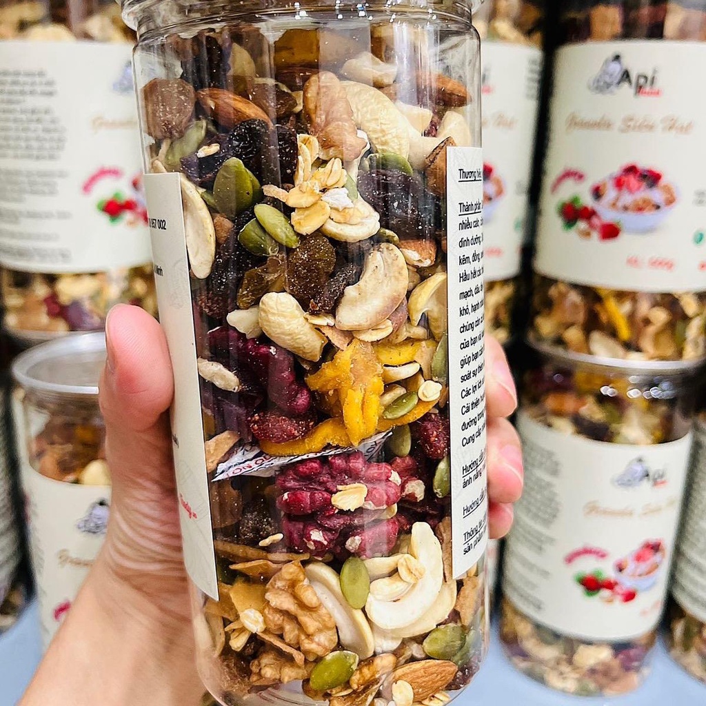 Combo 2 Hộp SIÊU HẠT DÂU TÂY - Ngũ Cốc Dinh Dưỡng Ăn Liền - 10% YẾN MẠCH