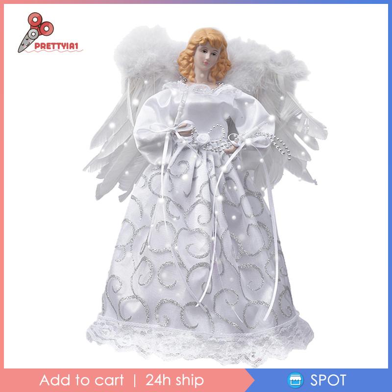 [Prettyia1] Thiên Thần Chiếu Sáng Trang Trí Giáng Sinh