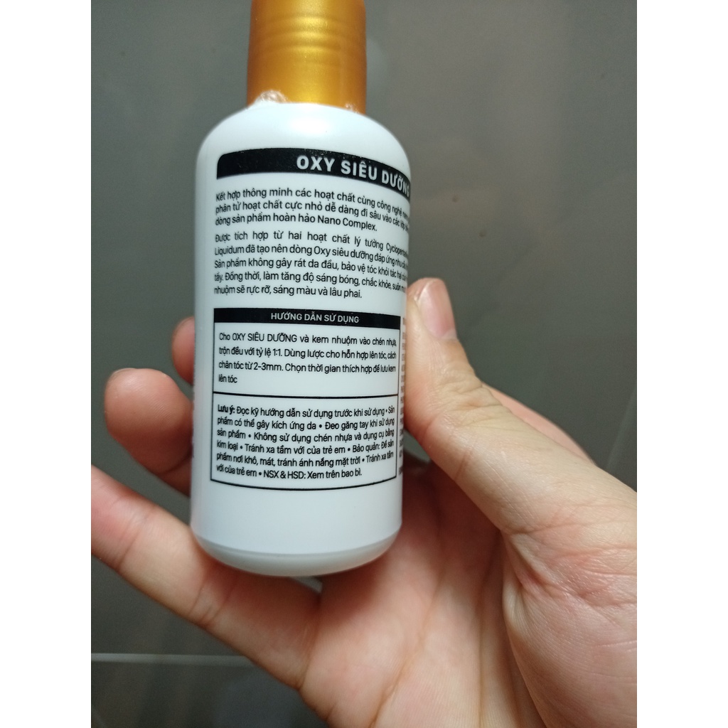 100ml OXY trợ nhuộm tóc Lavox Nano Complex 100ml