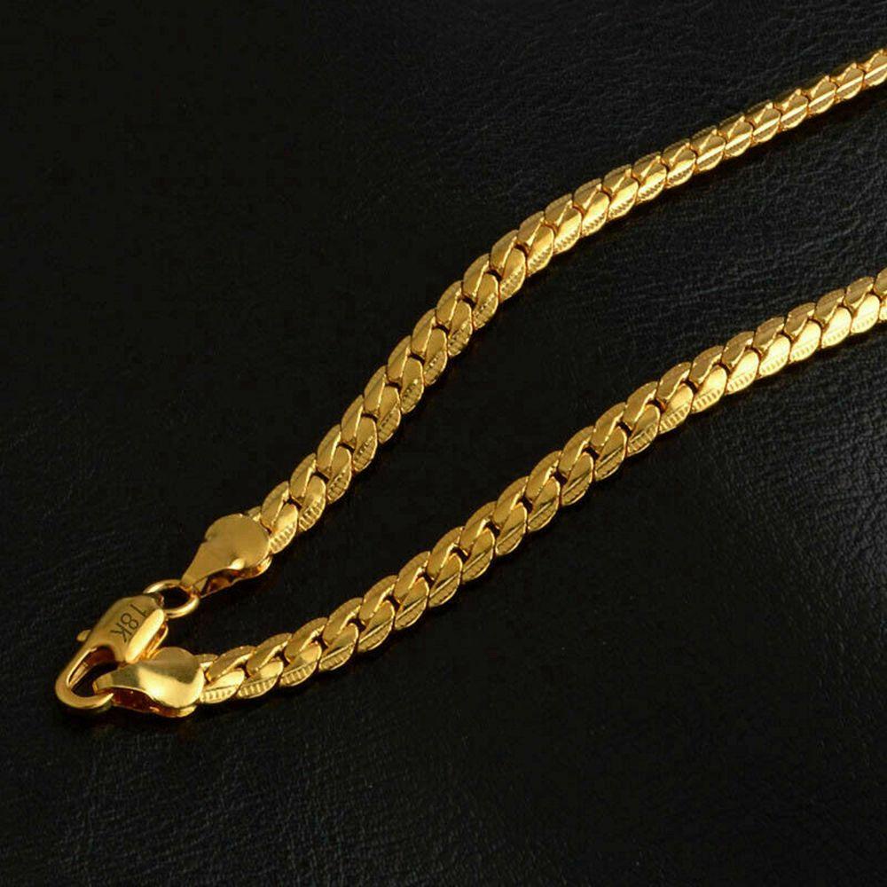 Borag Nam 18K|Vòng cổ Mạ Vàng|Trang Sức Phong Cách Hip Hop Cho Bé Trai