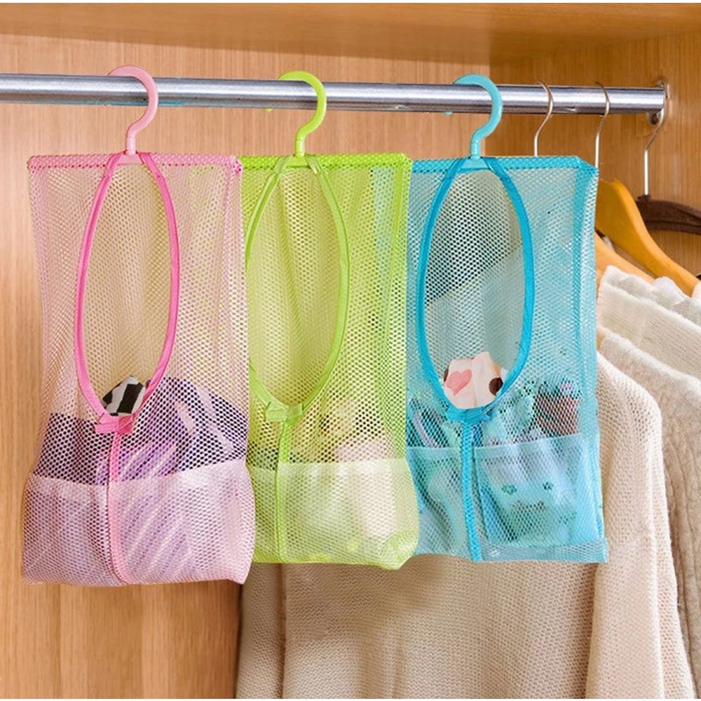 Túi Lưới Treo Đựng Đồ Giặt Tiện Lợi