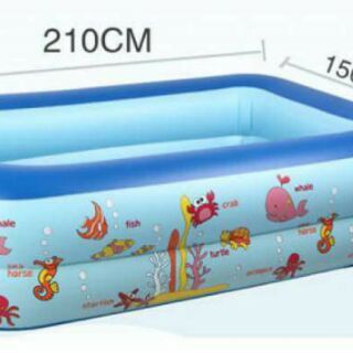 Bể bơi 2m1  2 tầng cho bé yêu