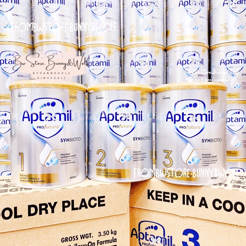 Sữa Aptamil Profutura Synbiotic+ Úc Mẫu Mới 900gr - Số 1, 2, 3 [Bw Store]