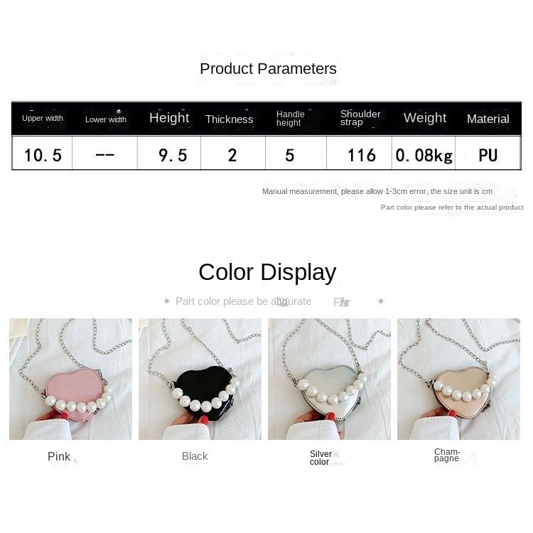 Túi Đeo Chéo Mini Hình Trái Tim Độc Đáo Thời Trang Mùa Hè 2022 Phong Cách Mới