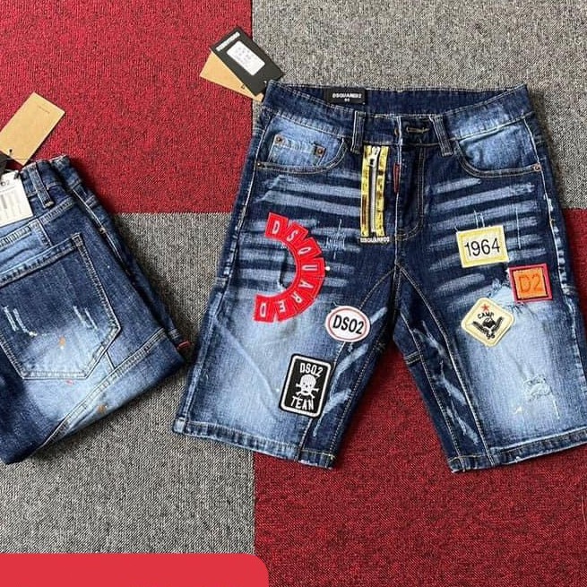 [Mã FAMAYMA giảm 10K đơn 50K] QUẦN SHORT JEAN CO GIÃN, IN CHỮ ĐỘC ĐÁO PHONG CÁCH THỜI TRANG DT.SHOP89