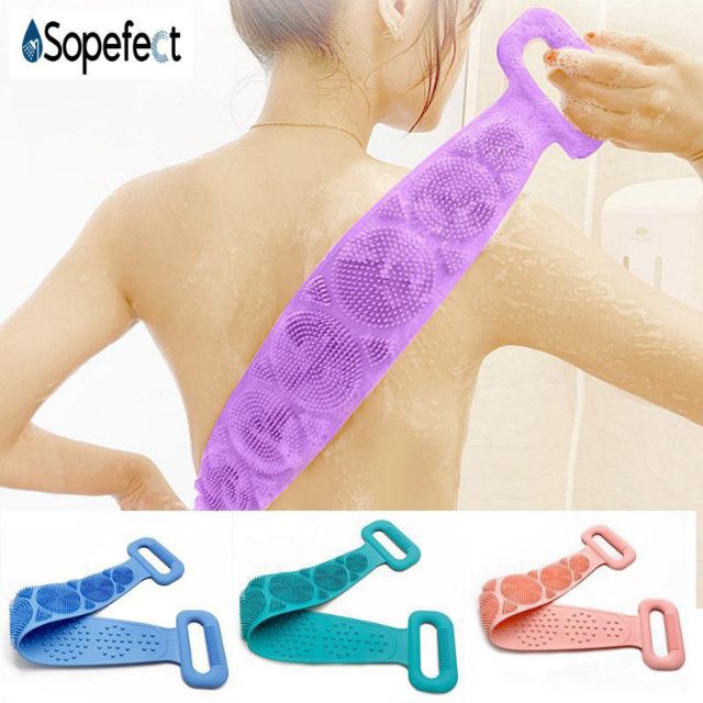 Dây Chà Lưng 2 mặt Bằng Silicone mẫu mới