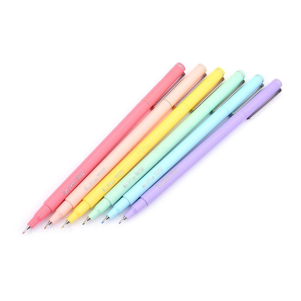 Bộ bút lông kim Marvy Lepen 4300, 0.3mm - 6 màu Pastel