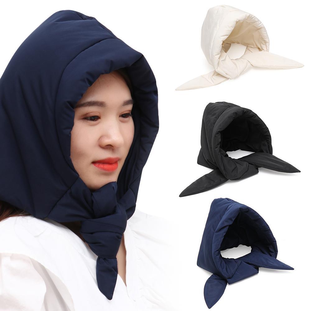 Mũ Trùm Đầu Chống Gió Chất Liệu Cotton Dày Dặn Mềm Mại Thời Trang Cho Nữ