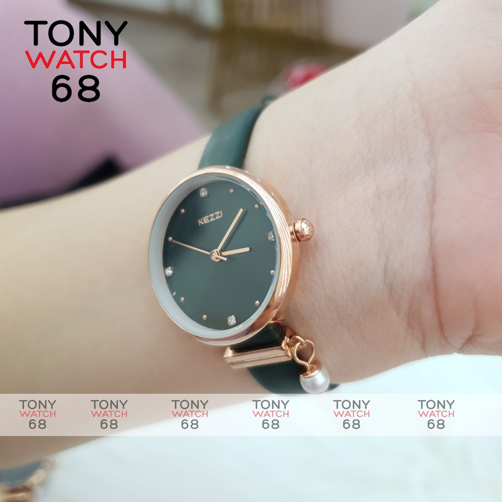 Đồng hồ nữ dây da chính hãng Kezzi đeo tay chống nước thời trang giá rẻ | BigBuy360 - bigbuy360.vn