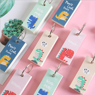 FlashCard Học Từ Vựng Ngoại Ngữ Hình Khủng Long Đáng Yêu