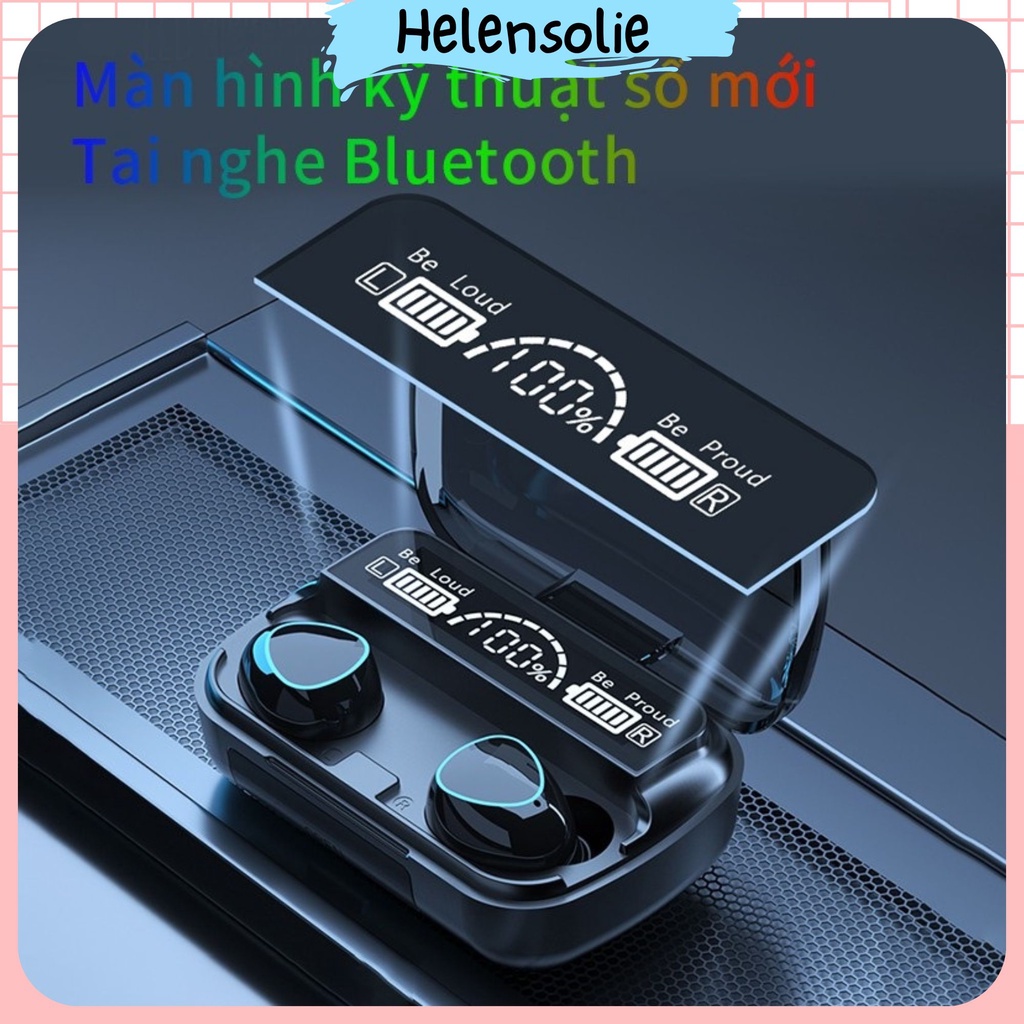 Tai Nghe Bluetooth M10 Pro, Tai Nghe Không Dây M10 Pro Phiên Bản Nâng Cấp Pin Trâu, Nút Cảm Ứng Tự Động Kết Nối