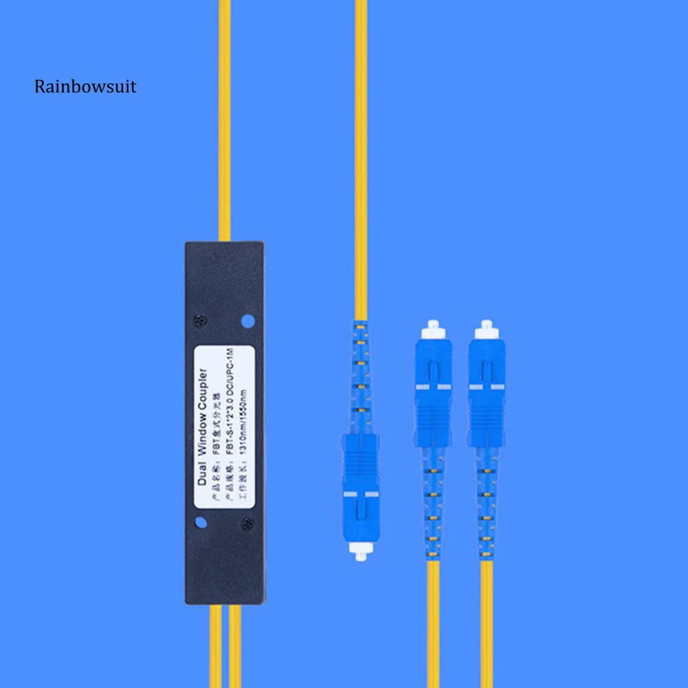 Bộ Chia Cáp Quang 2m Ftth Sc Upc 1x2 Plc