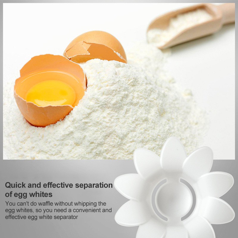 Dụng Cụ Tách Lòng Đỏ Trứng Gà Bằng Nhựa Hình Hoa Cúc Dễ Thương