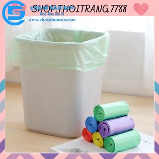 Set 5 cuộn túi rác size 45x50cm sinh học tự hủy bảo vệ môi trường G291-Tuirac-set5