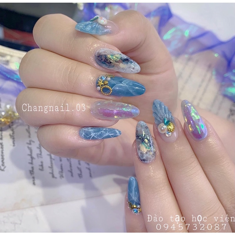 Set phụ kiện sò , ốc , sao biển - phụ kiện nail