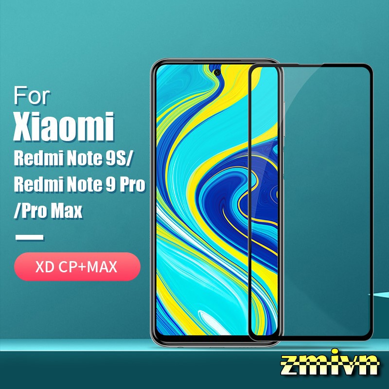 [Loại xịn] Cường Lực 6D Full Màn, Full Keo Thế Hệ Mới Xiaomi Note 9s (phân khúc cao cấp