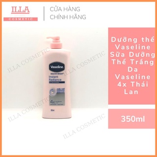 Dưỡng thể Vaseline Sữa Dưỡng Thể Trắng Da Vaseline 4x Thái Lan 350ml