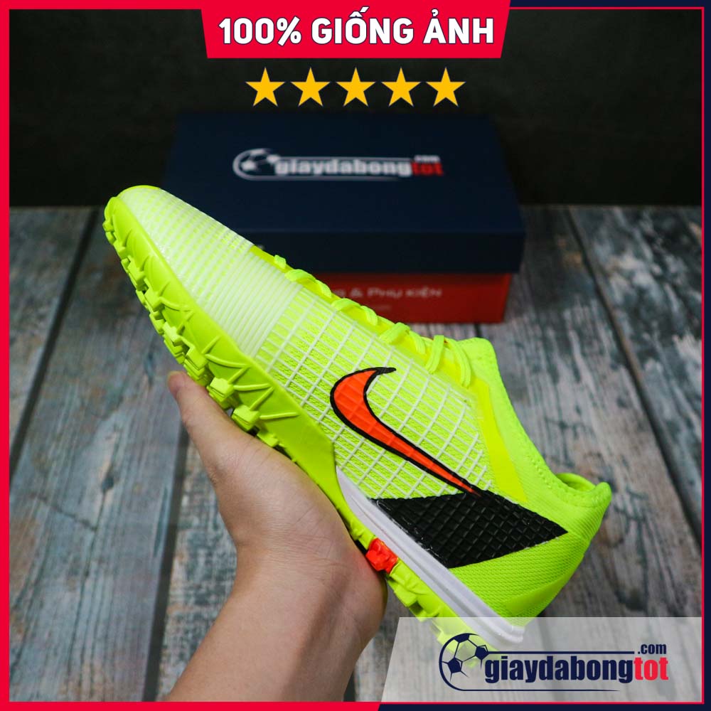 Giày Đá Bóng Mercurial Vapor 14 Pro TF | Đế giày có đệm êm ái, Chất da vải mềm nhẹ, Có vân nổi bám bóng