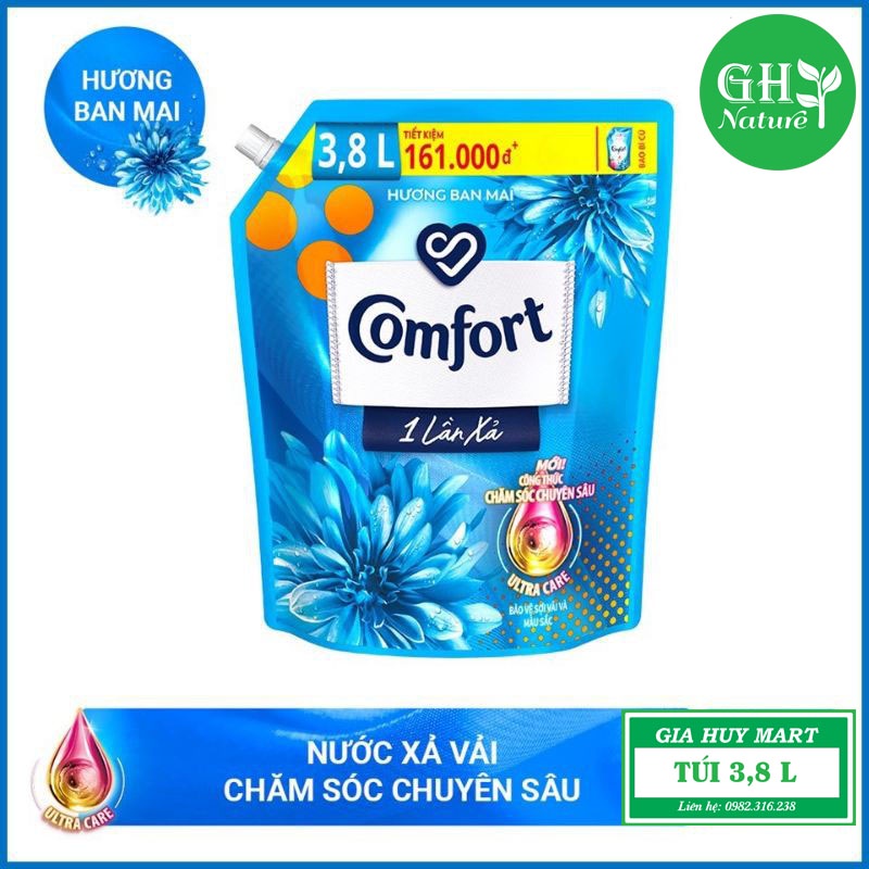 Nước xả làm mềm vải Comfort Chăm sóc Chuyên sâu Túi 1,8 lít