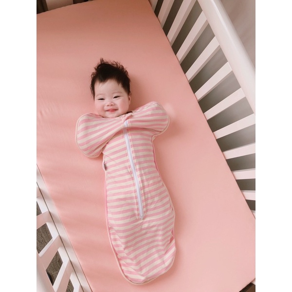 Chũn Nest - Ga cũi cho bé - hồng xinh xắn