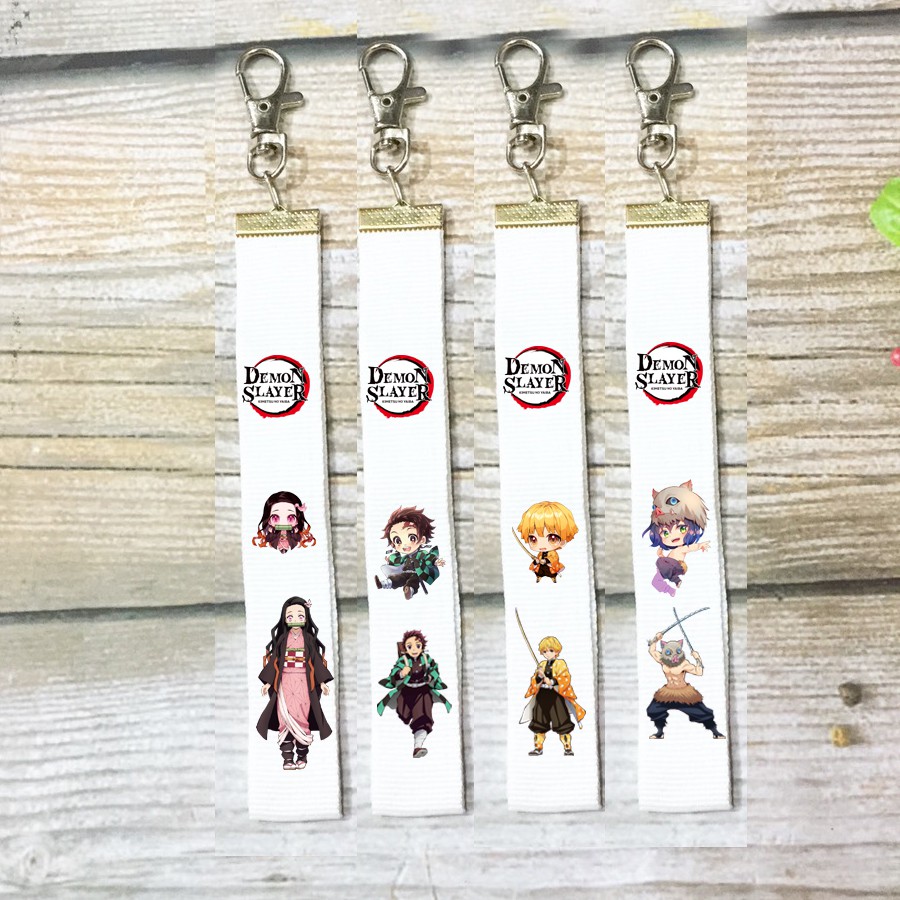 Móc khóa dây name tag kimetsu no yaiba