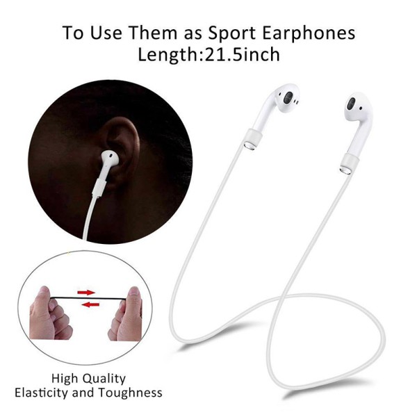 Set 5 món phụ kiện làm bằng silicone dành cho tai nghe Airpods